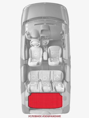 ЭВА коврики «Queen Lux» багажник для Opel Super Six